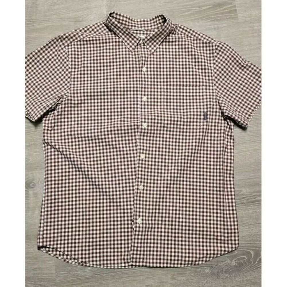 Columbia Men's  Plumb Check Short Sleeve Button Up Shirt‎ Size XXL